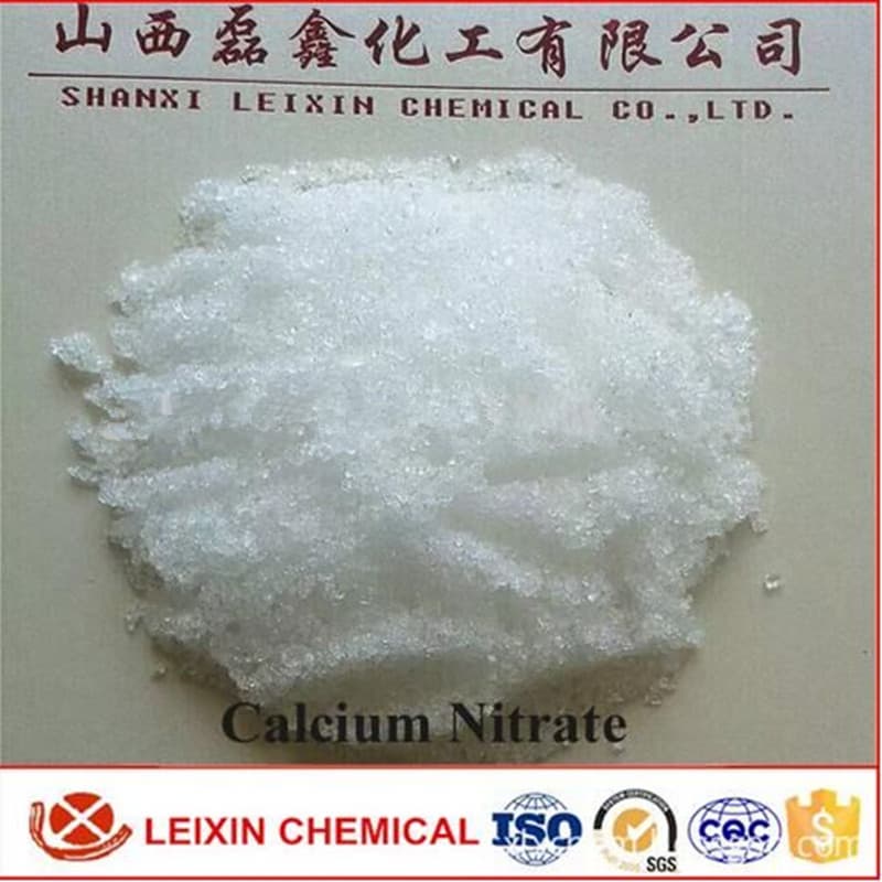 White Crystal Calcium Nitrate Water Soluble Fertilizer Type